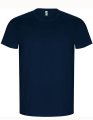 Heren T-shirt Roly Golden Organic Navy Blue